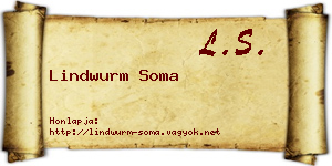 Lindwurm Soma névjegykártya